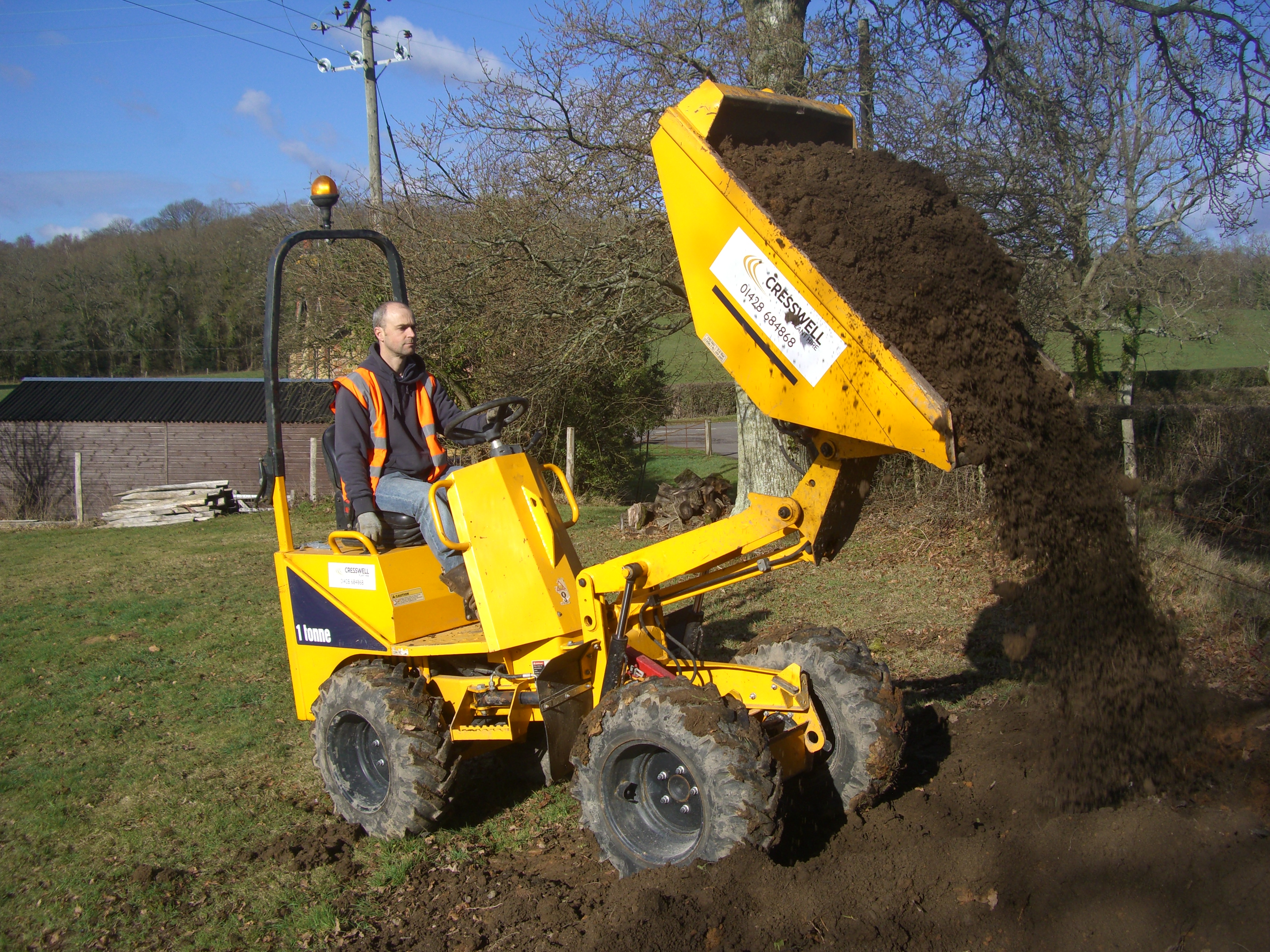 3t dumper loading